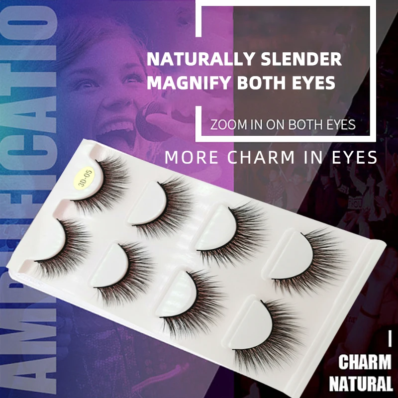 

Pure Handmade Silk Fiber False Eyelashes 3D Thick Exaggerated Ins Europe and America Performance Stage Latin Makeup Eyes Lon