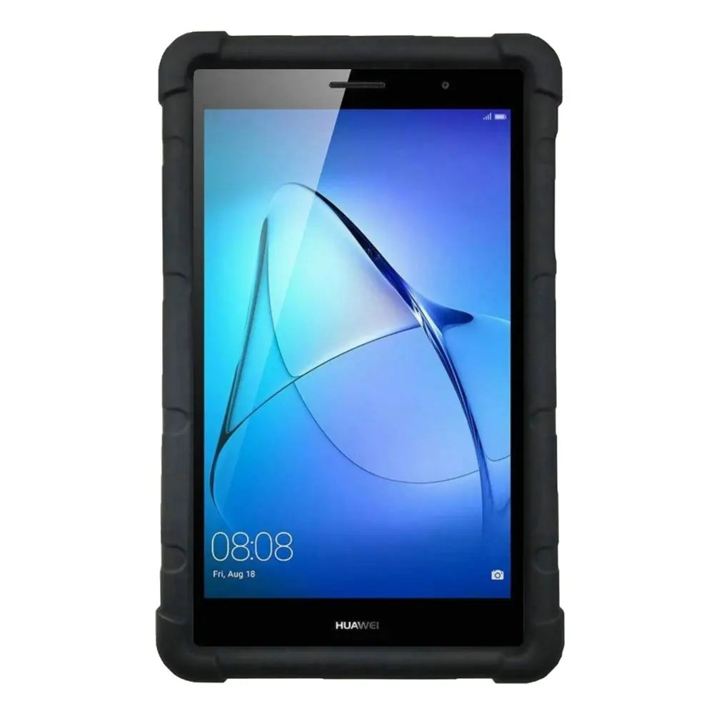 

Bouncing Case For Huawei MediaPad T3 8 Tablet Cover With Handstrap KOB-L09 KOB-W09 Kids Friendly Silicone Rugged Case