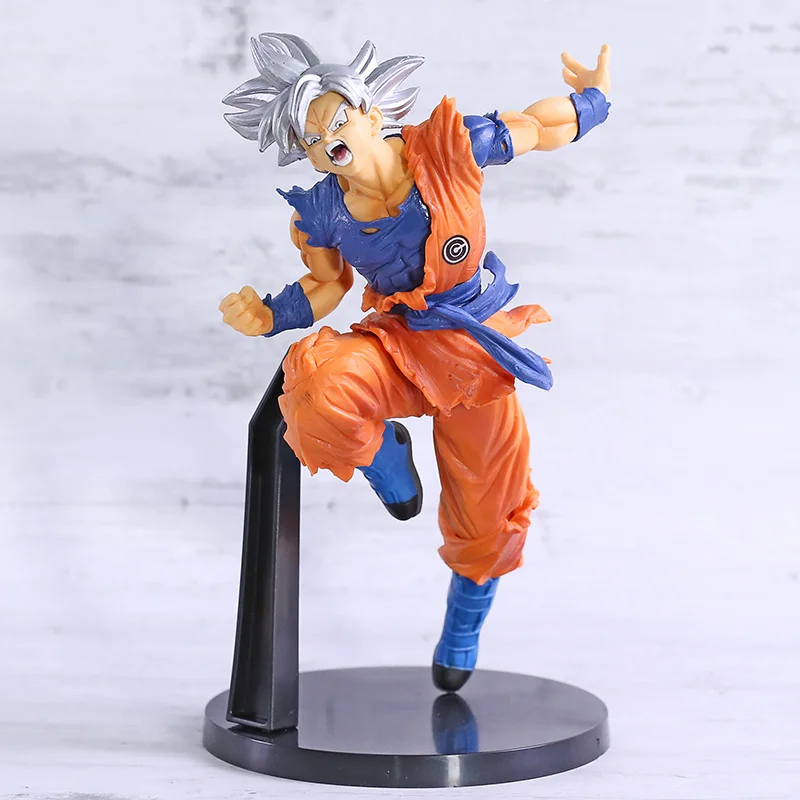 Супер Dragon Ball-Z Heroes Super Saiyan Son Goku Ultra Instinct ПВХ Коллекционная Фигурка DBZ фигурка игрушка