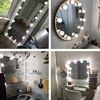 LED maquillage miroir ampoules USB 12V Hollywood applique vanité lumières salle de bain coiffeuse éclairage lampe à mur LED réglable ► Photo 1/6
