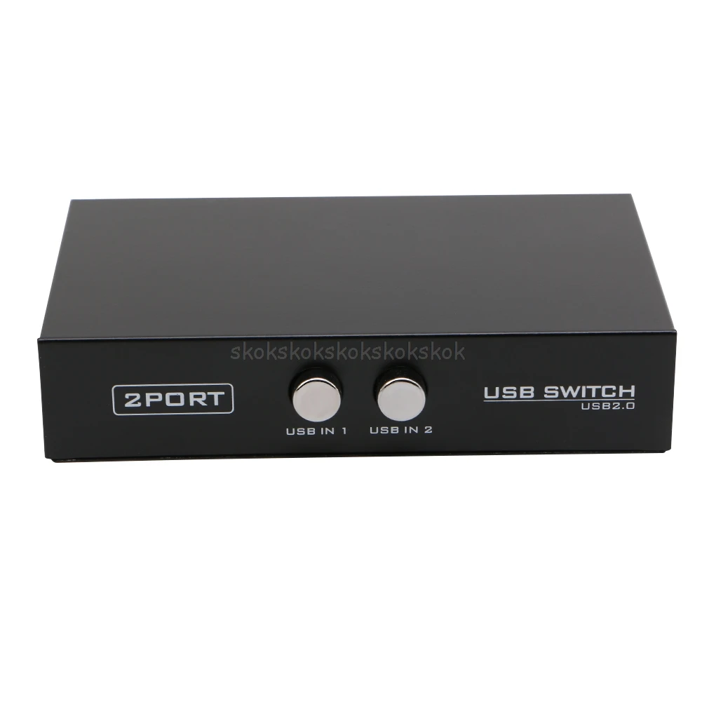 2 порта USB2.0 распределительное устройство переключатель адаптер Коробка для ПК Сканер Принтер O26 Прямая поставка