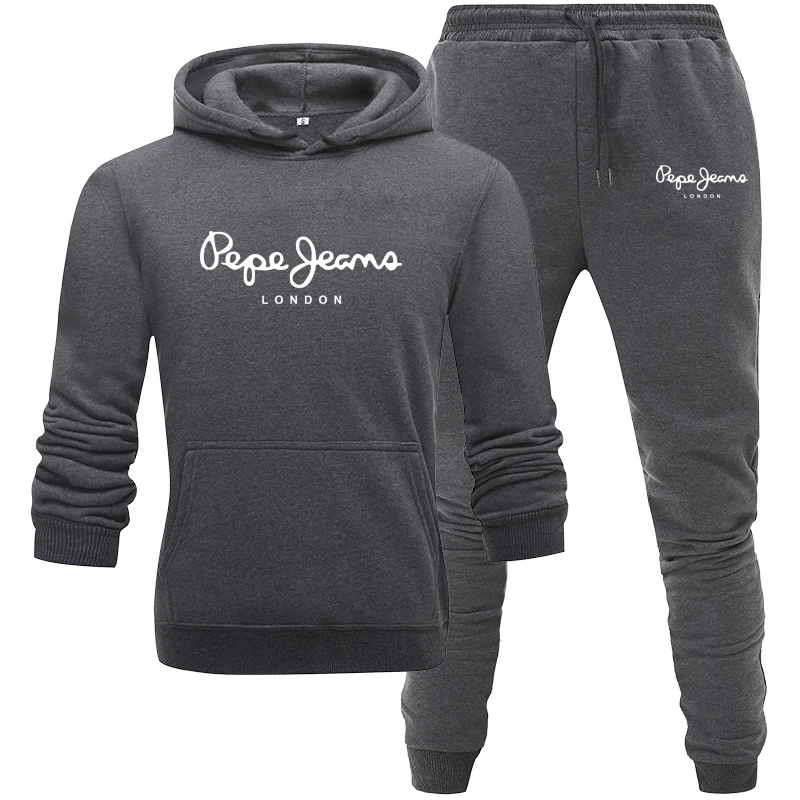 New Autumn Men's Sets hoodies+Pants Harajuku Sport Suits Casual Men/Women Sweatshirts Tracksuit 2020 Brand Sportswear