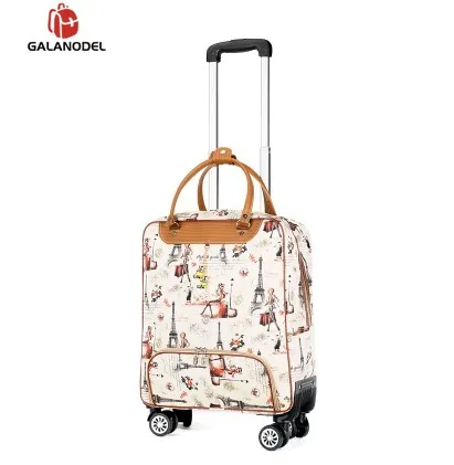 Брендовый 22 дюймовый Дорожный Чехол для багажа, чехол для ноутбука, сумки на колесиках, женская сумка на колесиках, деловой костюм, чехол для путешествий, сумка на колесиках - Цвет: Travel Wheeled Bag