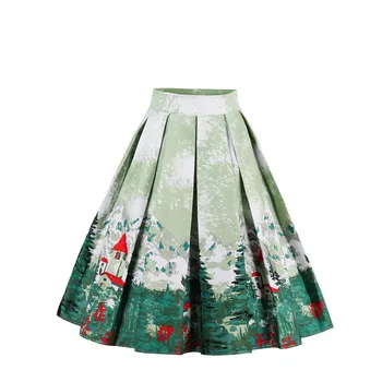 

Fund Printing Half-body maxi Skirt St. Festival Birth Suit-dress harajuku plus size korean fashion