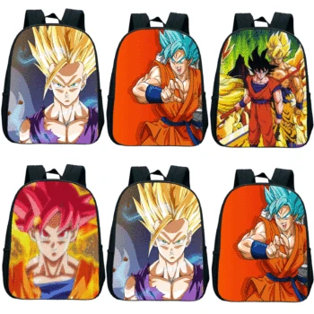 

Dragon Ball Goku Backpack Kids School Bag Dragon Ball Goku Kindergarten Bag School Shoulders Bag Rucksack Children's Backpack