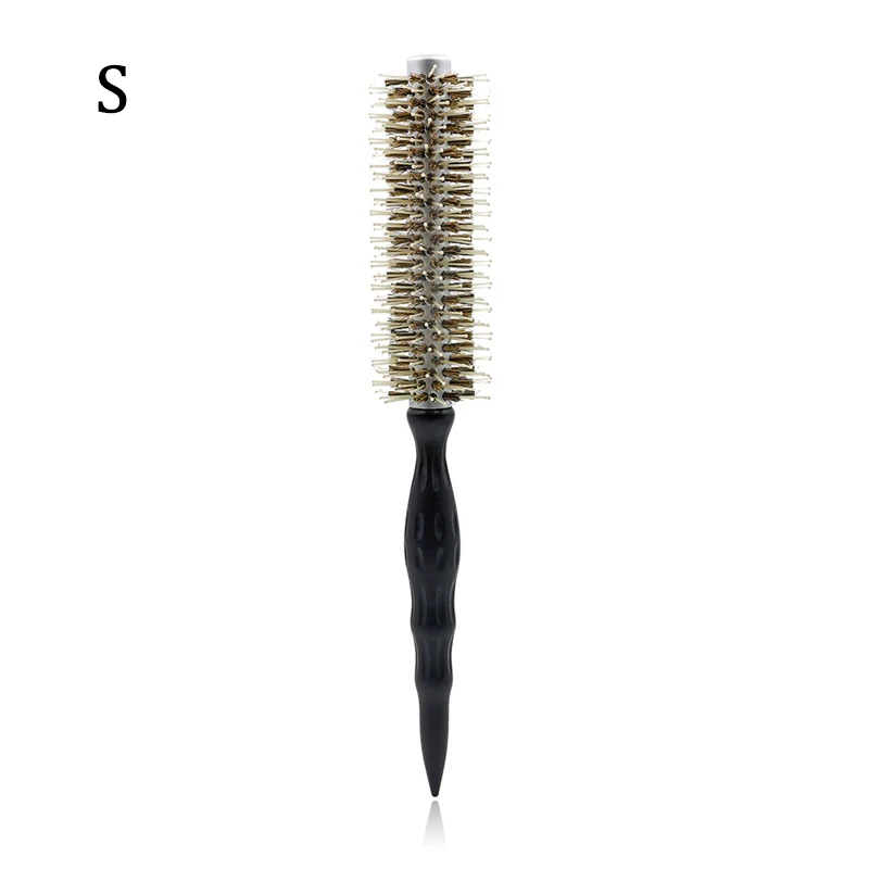 Hair Brush-S Профессиональные салонные для волос круглая щетка щетина кабана Антистатическая и термоустойчивая керамическая расческа-щетка для волос - Цвет: Hair Brush-S