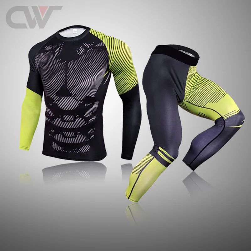 Winter Thermal Underwear Men Underwear Sets 3D Spartan Compression Ski Sweat Quick Drying Men Thermal Clothing thermal underwear set