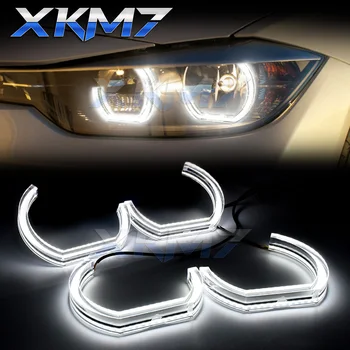 

Angel Eyes Retrofit For BMW F30 F31 F10 F11 Halogen Lens Headlight LED Halo Turn Signal Lamp Car Lights Accessories DTM Style