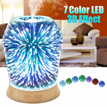 

Mini 3D USB Aroma Essential Oil Diffuser LED Ultrasonic Diffuser Humidifier Aromatherapy Essential Oil Diffuser Mist Humidifier