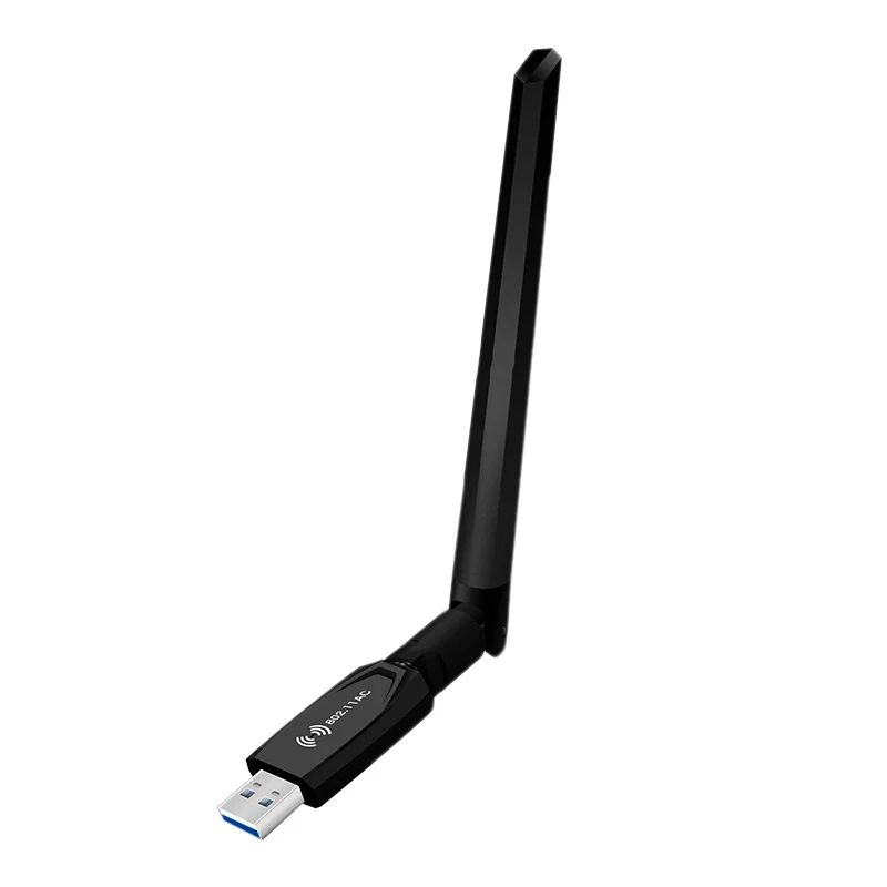 

1200Mbps Wireless Adapter Free Driver 802.11Acbgn 2.4/5GHz Gigabit Network Card for Laptop Desktop Computer