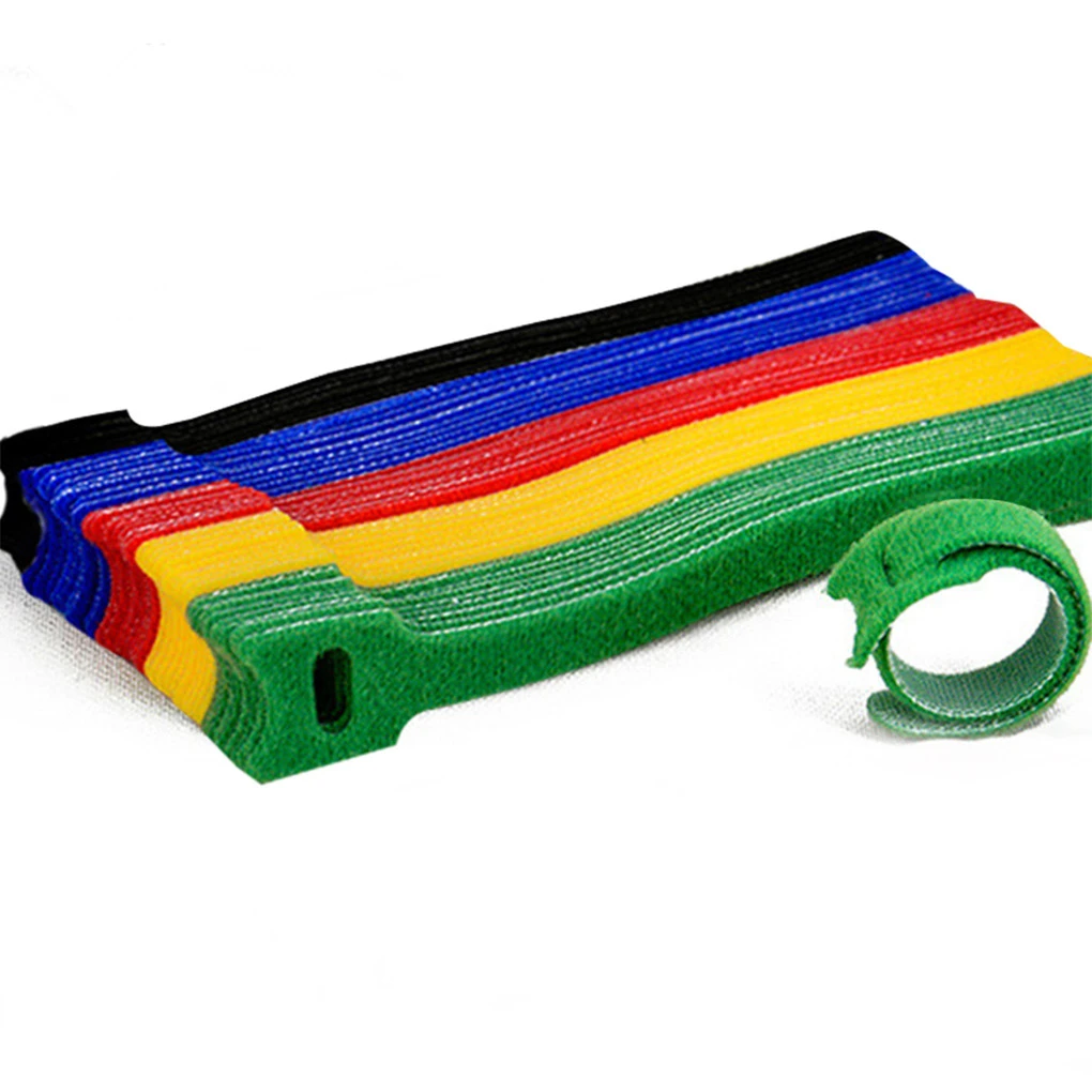 Releasable Cable Ties Bundle Colored Plastics Reusable Cable Loop Wrap Nylon Releasable Cable Ties Bundle Colored Plastics Reusable Cable Loop Wrap Nylon