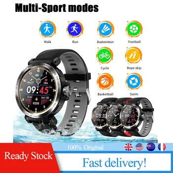 

Smartwatch Bluetooth 4.0 Health Tracker 1.3" Touch Screen Heart Rate Monitor Message Reminder Sleep Monitor For Android IOS