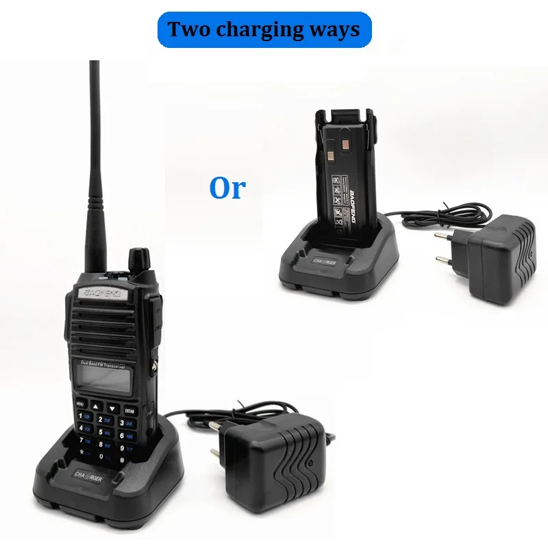 BAOFENG UV 82 8 Вт мощная рация Ham CB любительская радиостанция Дальний диапазон UHF VHF