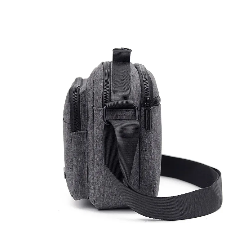

Multi-functional Men Single-shoulder Bag Large Capacity Casual Shoulder Bag Waterproof Oxford Cloth Bag Trend Versatile Handbag
