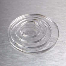 3mm ברור Extruded מעגל אקריליק דיסקים פרספקס גיליון עבור תמונה מסגרות עגול עוגת דיסקים מחזיקי DIY קרפט לאפות מוצרים כלי(China)