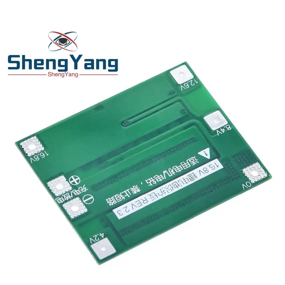 ShengYang 4S 40A литий-ионный аккумулятор 18650 зарядное устройство PCB плата защиты BMS для электродвигателя 14,8 V 16,8 V Lipo модуль