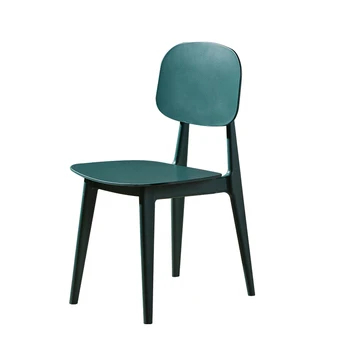 

Modern Minimalist Creative Nordic Chair Restaurant Home Plastic Dining Chair Desk Computer Back To Discuss Leisure Chair