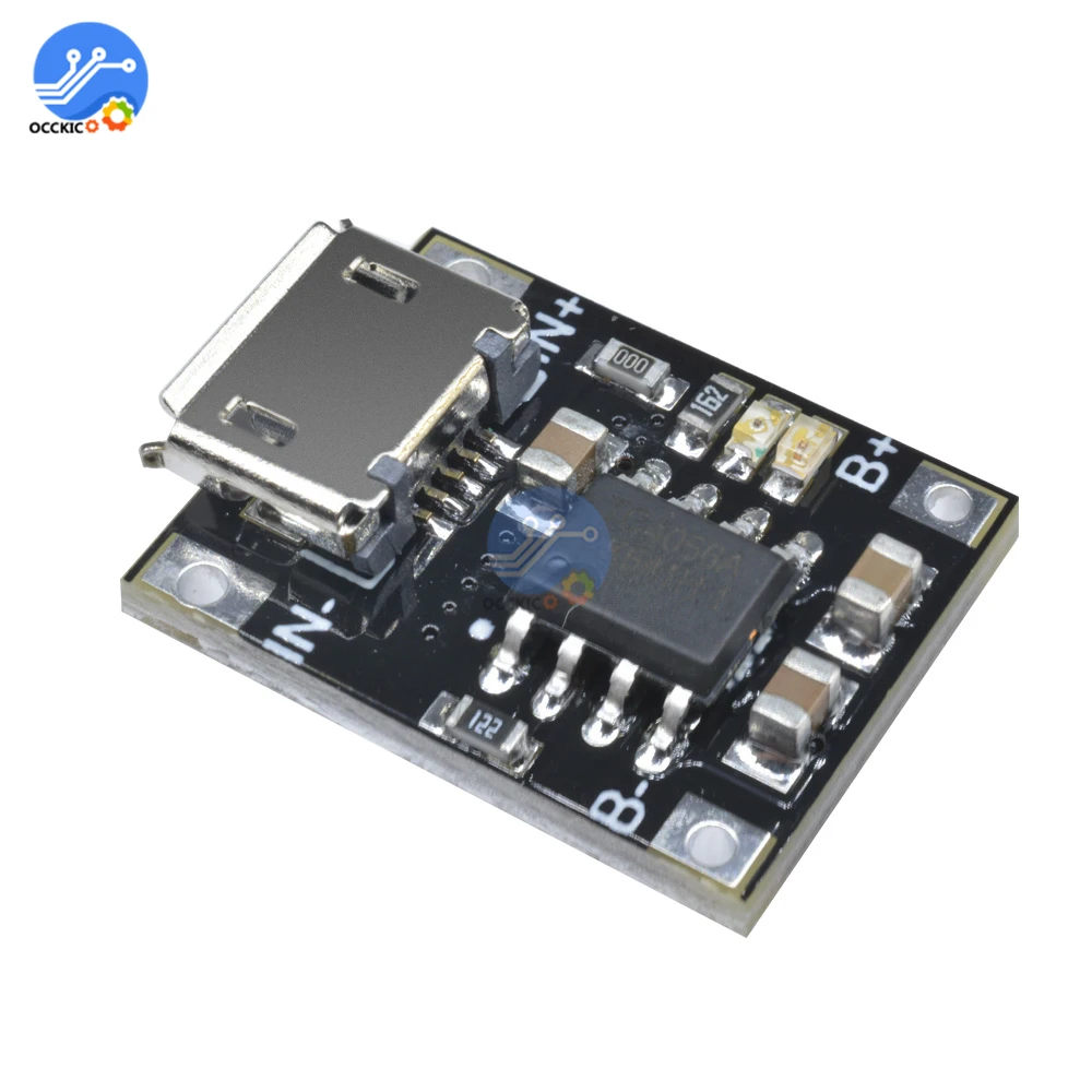 Micro USB 5V 1A 18650 TP4056 модуль зарядного устройства литиевой батареи зарядная плата с