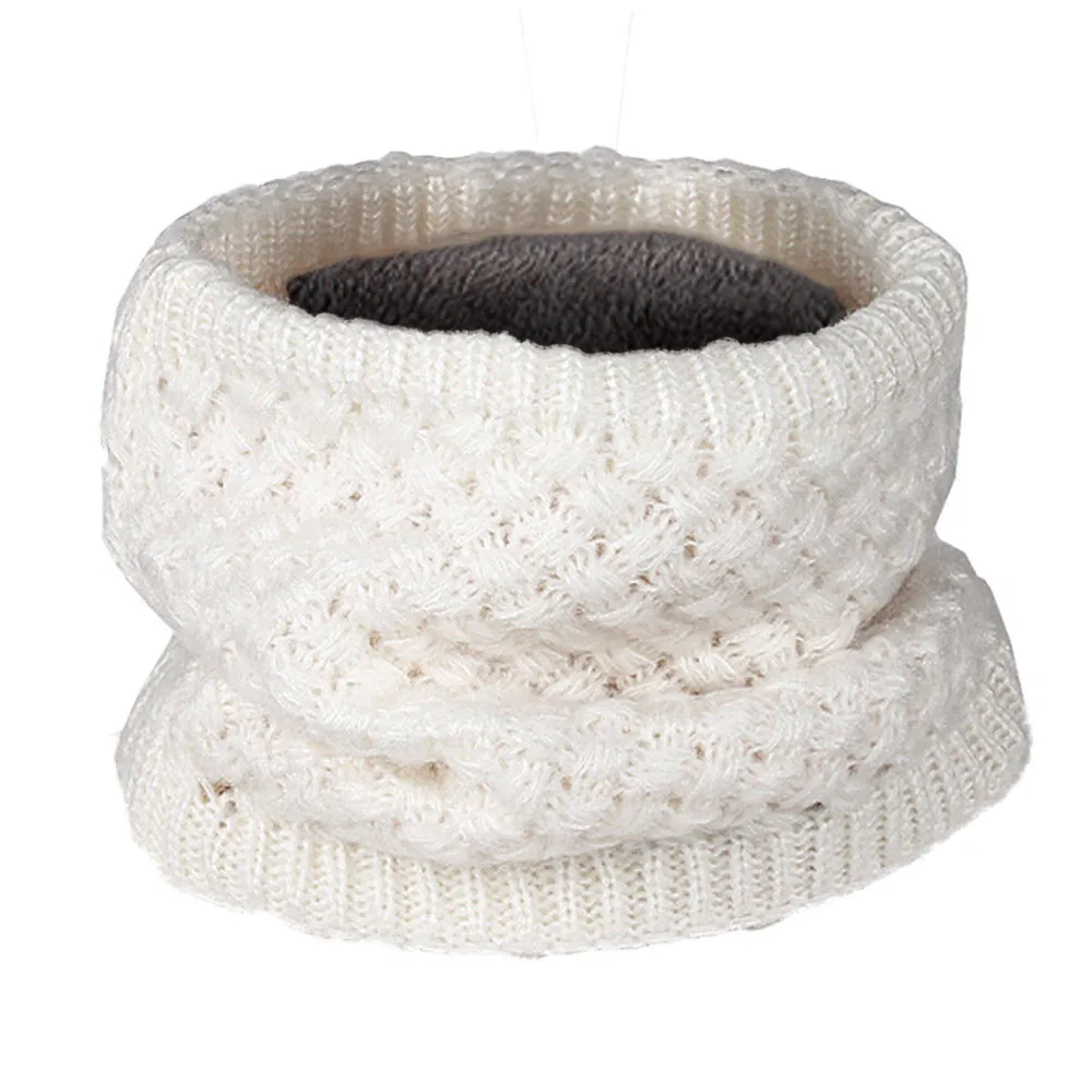 New Fashion Winter Scarf For Women Men General Baby Scarf Thickened Wool Collar Scarves Boys Girls Neck Scarf Cotton Unisex