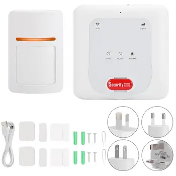 

WiFi Smart Home Anti-Theft Alarm Security Burglar Gateway System Kit for Tuya/Zigbee 100-240V Hot Sale
