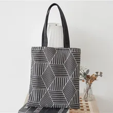 Повседневная женская сумка-тоут через плечо с цветочным принтом, пляжная сумка, сумки для путешествий, Льняная сумка на плечо# F