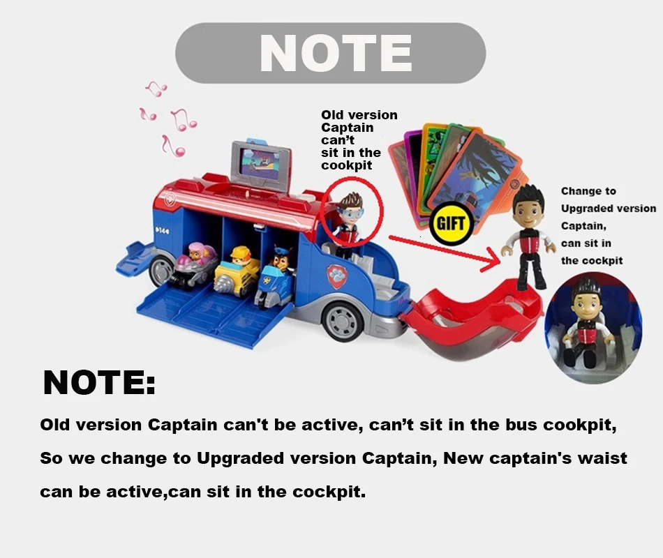 Все paw patrol автобус смотровая башня с музыкальными фигурками patrulla canina paw patrol игрушки для детей рождественские подарки