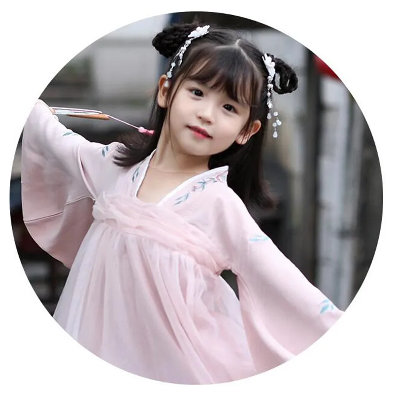 Женское традиционное платье в стиле ханбок, корейский народный танец, древний костюм, вечерние платья в Корейском стиле с вышивкой для девочек, Детский жакет принцессы, юбка