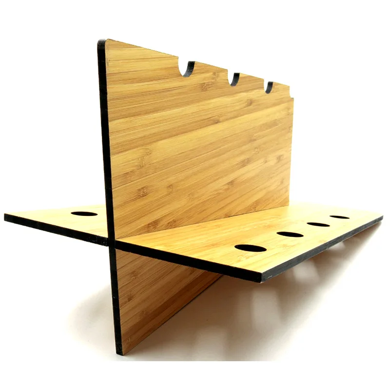 Wooden Bamboo Glasses Jewelry Display Box Storage Stand Retro Trend Fashion High-End Glasses Display Supplies Rack