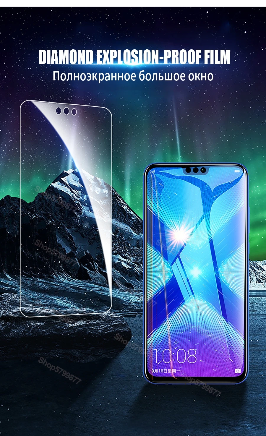 9D Protective Glass on For Huawei Honor 8X 8A 8C 8S 9A 9C 9S 9X Tempered Screen Protector Honor 10i 20i 20S Play Glass Film Case best phone screen protector