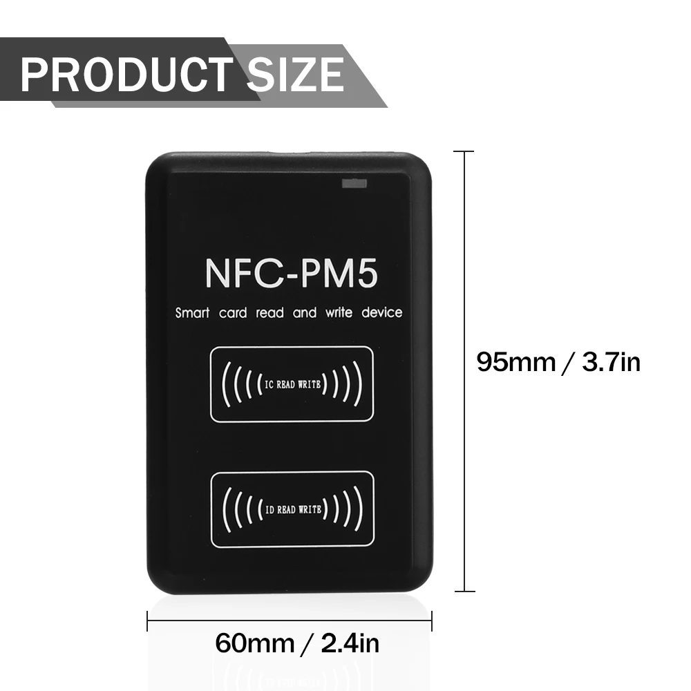 NFC-PM3 RFI-D копировальный аппарат IC Reader писатель Дубликатор с полной функцией декодирования интеллектуальное устройство чтения и записи карт NFC-PM5