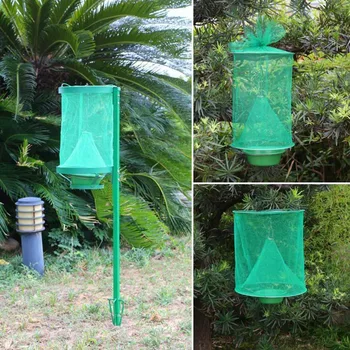 

Flycatcher Top Catcher Non Toxic Folding Ranch Fly Trap Non Toxic Hanging Catcher Cage Traps QP2