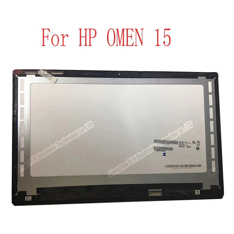 Для hp OMEN 15 ЖК-дисплей сенсорный дигитайзер панель 40pin 15 ''1920*1080 ЖК-экран полная сборка LTN156HL02
