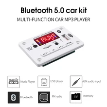 Kebidu 5 V 12V dekoder MP3 dekoder Bluetooth 5.0 samochód USB odtwarzacz MP3 WMA WAV gniazdo karty TF/USB/FM zdalny moduł tablicy