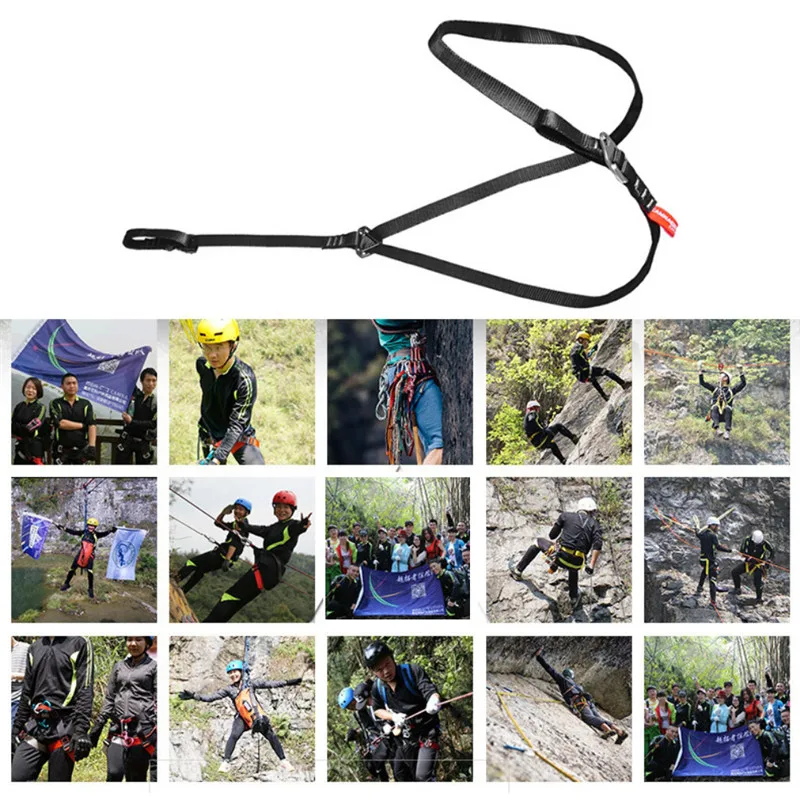 

New Climbing Chest Harness Polyester Body Rock Safety Support Belt for Outdoor Tree Work Climbing Harness Chest