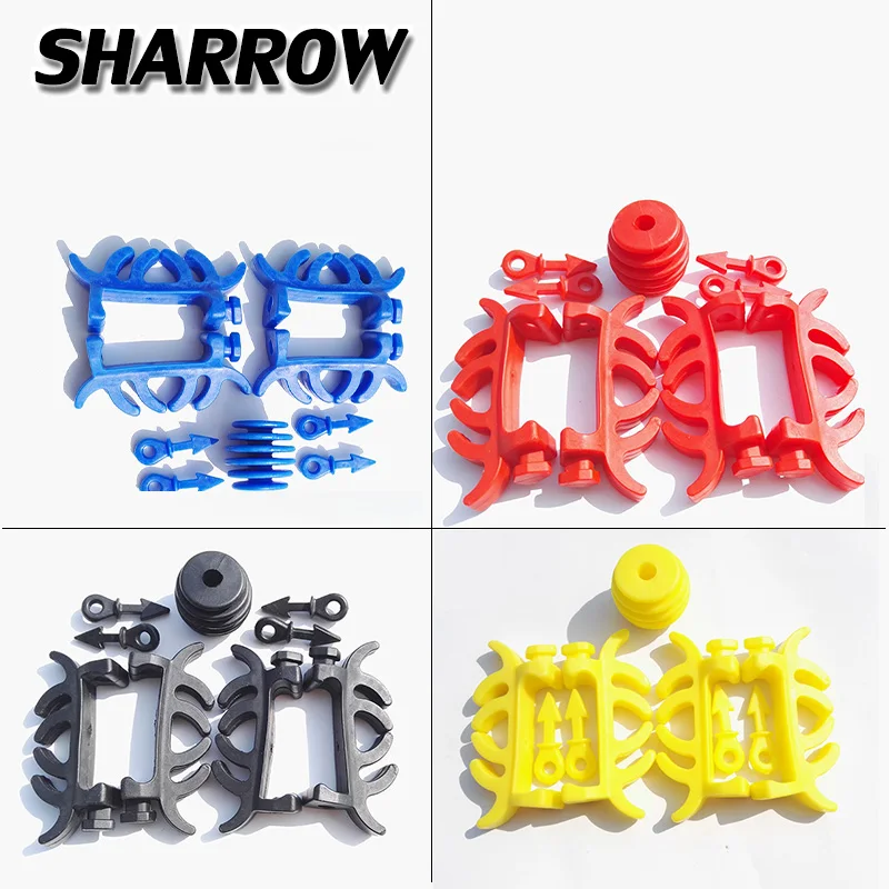 

1 set Archery 4color Compound Bow Stabilizer Shock Absorber Limb Dampering Reduce Noice For Shooting Training Suit Accessories