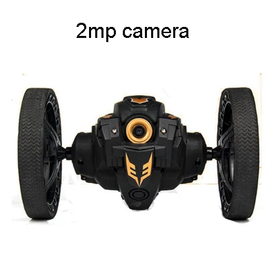 Black 2mp camera Wi-Fi FPV Камера HD RC Jumping автомобиль скачок высокое Stunt автомобилей с музыкой светодиодный фары RC автомобиль отказов игрушка в подарок для ребенка - Цвет: Black 2mp camera