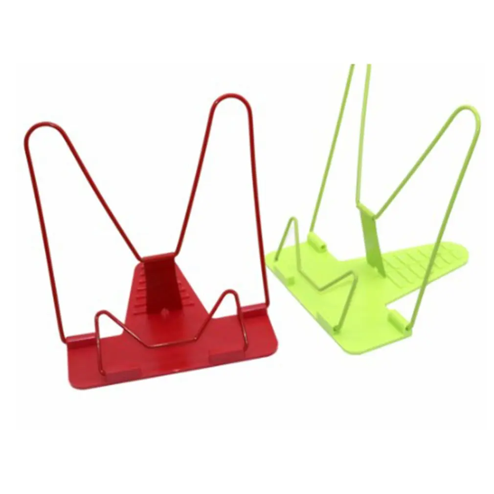 Portable Bookends Foldable Adjustable Bookend Stand Reading Book Stand