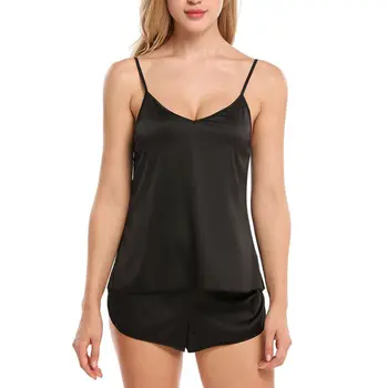 

2pcs New Elegant Lace Pajamas Set Summer Women Solid Color Sleepwear women's home clothes shorts Ladies Crop Tops Elastic