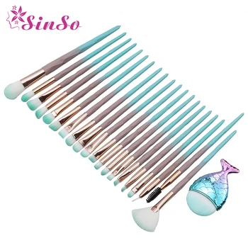 

SinSo 10/20/21pcs Diamond Makeup Brushes Set Professional Powder Foundation Eyeshadow Eyebrow Brush Beauty Make Up Brushes Tools