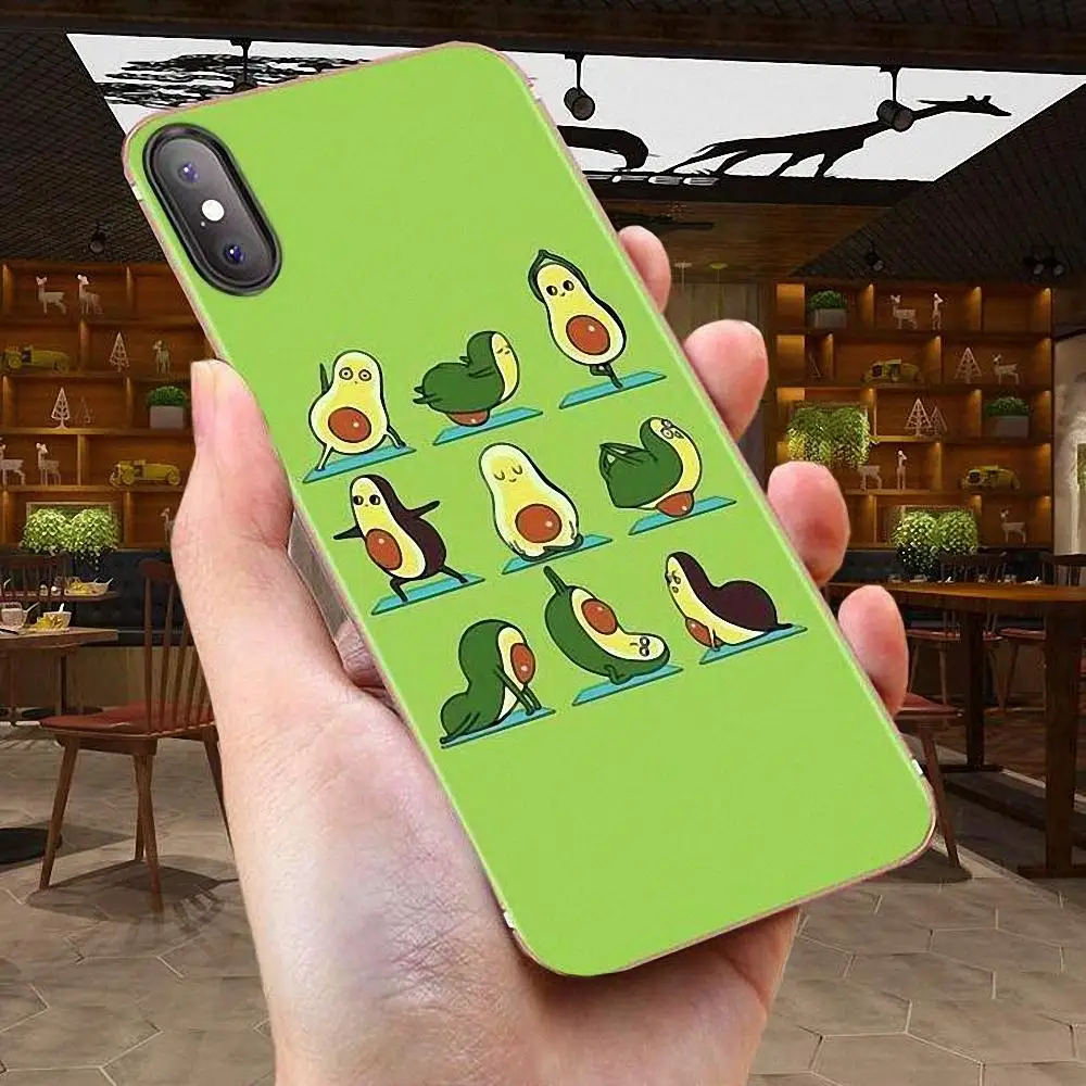 Мягкий термополиуретановый дизайнерский милые Авокадо Фрукты для huawei Nova 2 V20 Y3II Y5 Y5II Y6 Y6II Y7 Y9 G8 G9 GR3 GR5 GX8 Prime