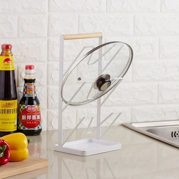

Simple Multi-layer Pot And Lid Rack, Multifunctional Kitchen Utensils Rack, Creative Cutting Board Storage Rack