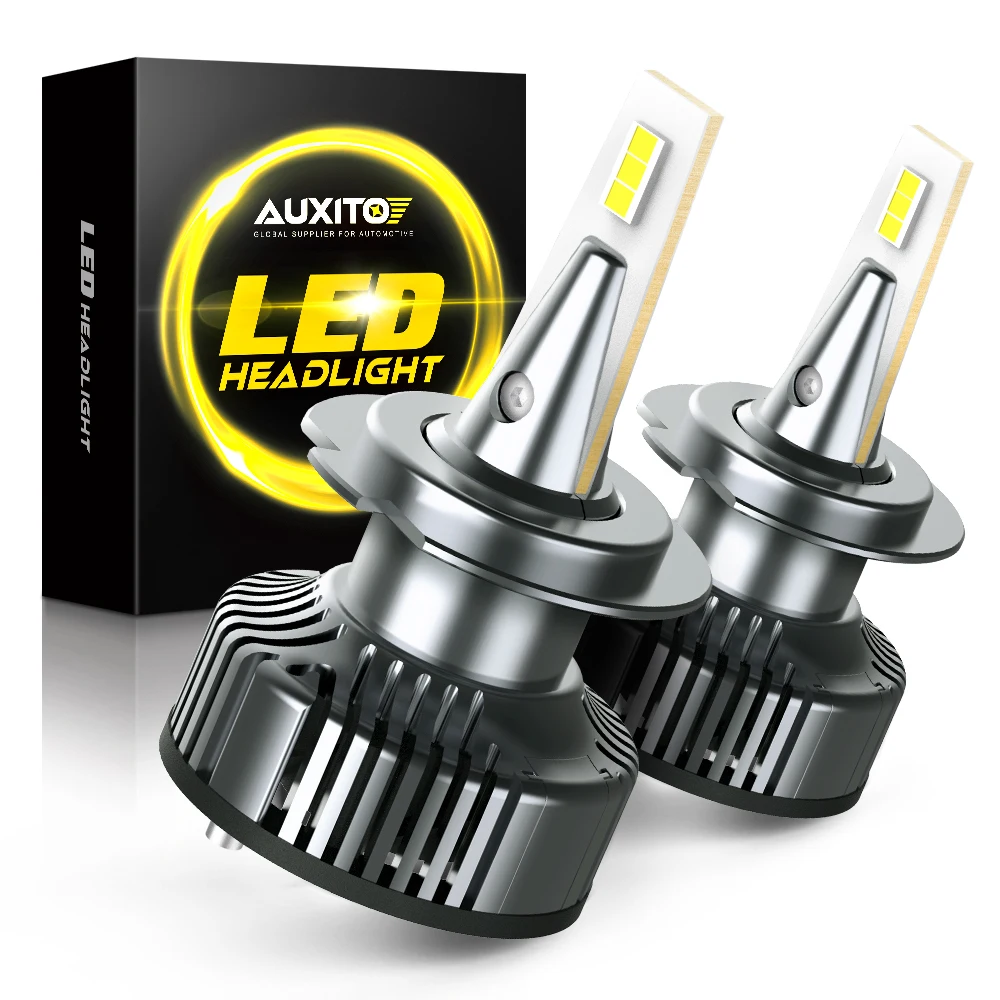 Автомобильная светодиодная лампа AUXITO 2x 16000LM H7 H4 Лампа для BMW E46 E39 E90 F10 Audi A6 C5 A1 A3 A4