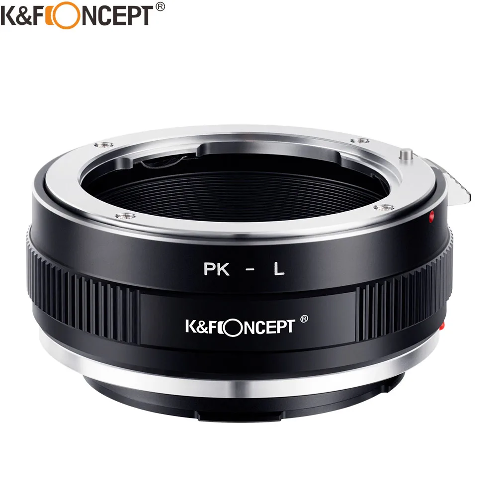 

K&F CONCEPT PK-L Pentax K PK Lens to L Mount Adapter Ring for Pentax K PK Lens to Sigma Leica Panasonic L mount Camera