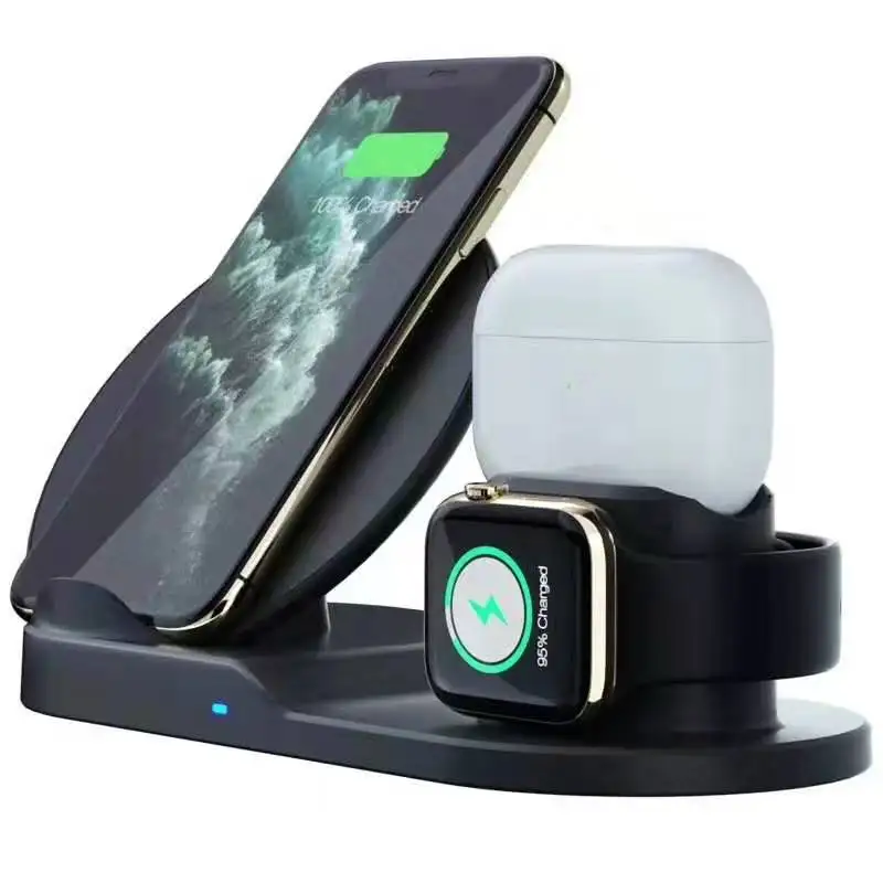 Беспроводное зарядное устройство ENMOV держатель для телефона подставка Airpods Pro