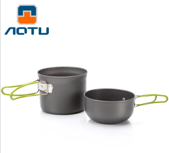 

"Ultralight Camping Tableware Pot Pan 1-2persons Camping Cookware Utensils Hiking Picnic Backpacking "