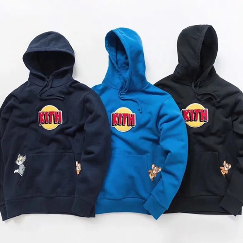 KITH Толстовка для мужчин и женщин 1:1 высокое качество том KITH модные толстовки пуловер