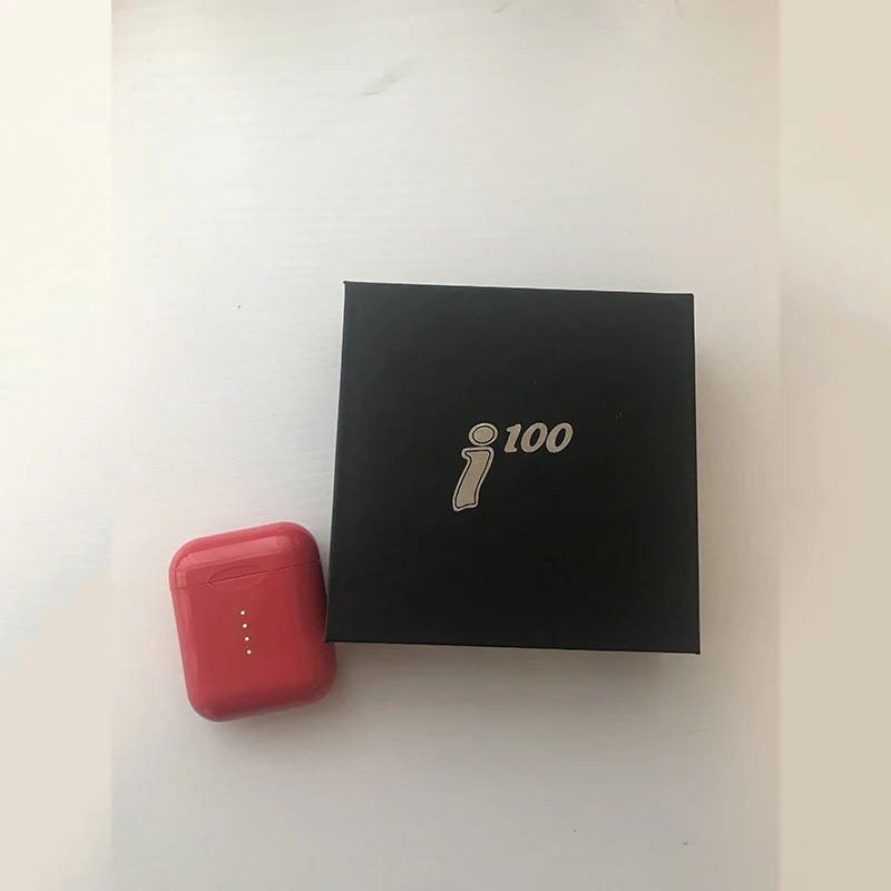 Новейший I100 TWS настоящий 1:1 размер Bluetooth 5,0 гарнитура сенсорное управление Беспроводные спортивные наушники PK i60 i10 i80 i90 i20 tws pk W1 чип