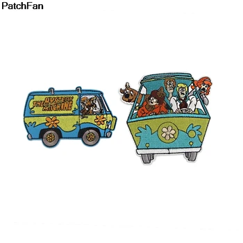 

20pcs/lot A3174 Patchfan Cartoon Car Patch Applique Stickers Pour Sewing Shirt Clothing Badges Iron On T-shirt