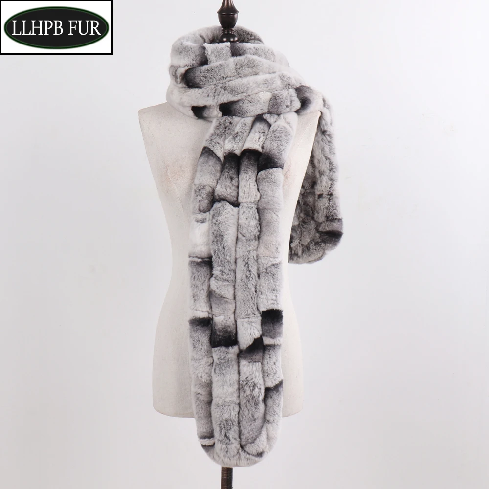 

Новинка, женский шарф из натурального меха, теплый мягкий длинный стильный шарф из меха кролика Рекс, модные женские шарфы из 100% натурального меха кролика рекс