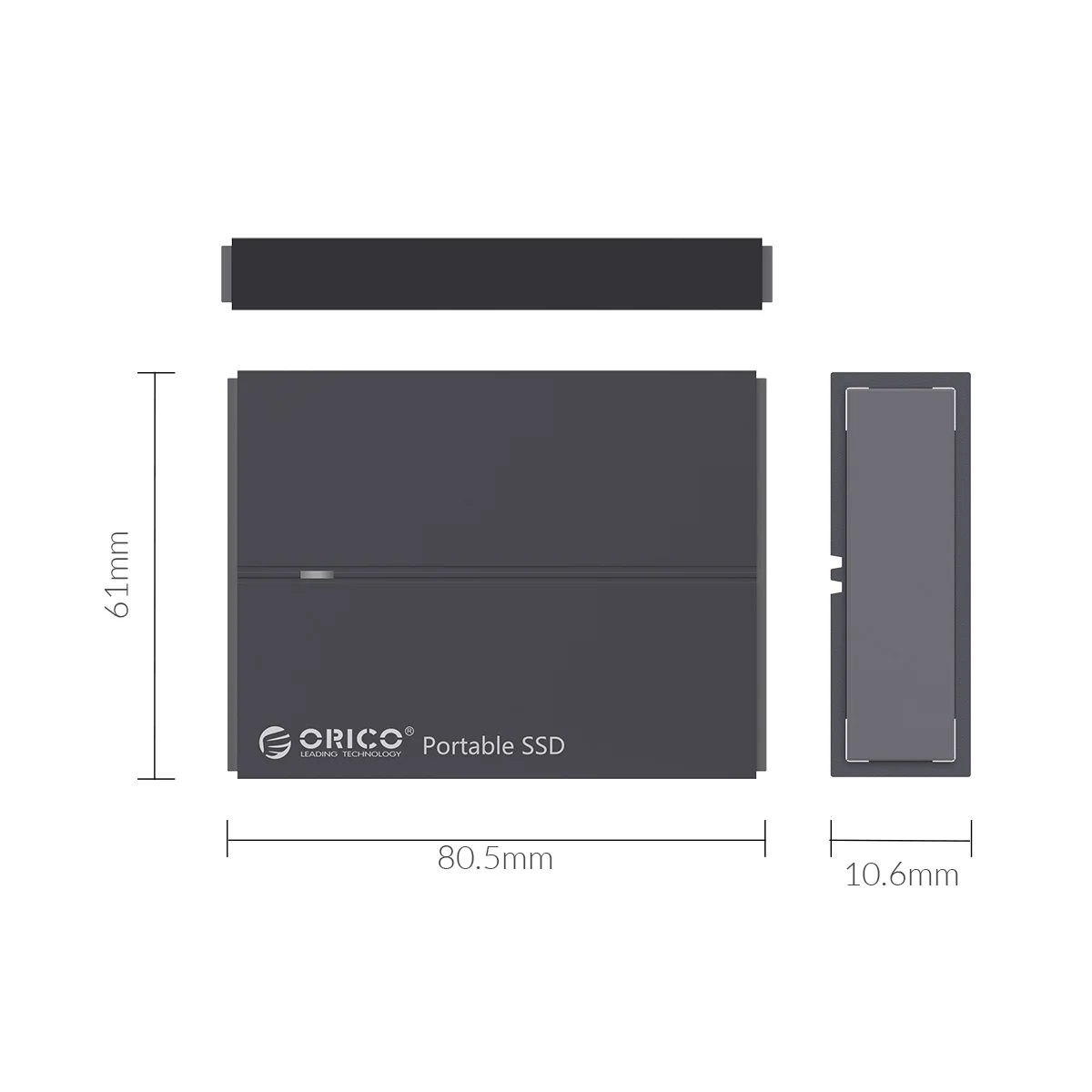 ORICO внешний SSD жесткий диск 1 ТБ 128GB 256GB 512GB SATA mSATA NVME портативный SSD Внешний твердотельный накопитель с USB type C 3,1